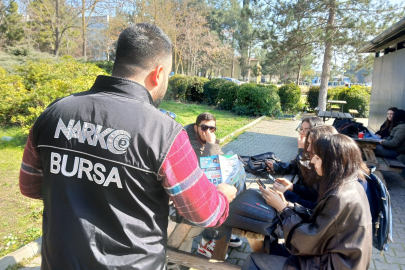 Bursa'da narkotik polisi, 6 günde 4 bin 614 kişiyi bilgilendirdi