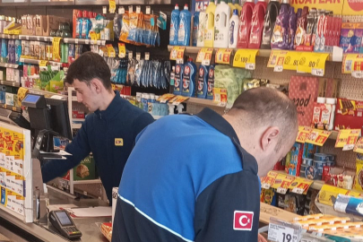 Bursa Osmangazi'de kaldırım işgaline zabıta denetimi