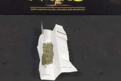 Düzce'de uyuşturucu taciri tutuklandı