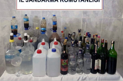 Muğla Yatağan’da el yapımı alkol ele geçirildi