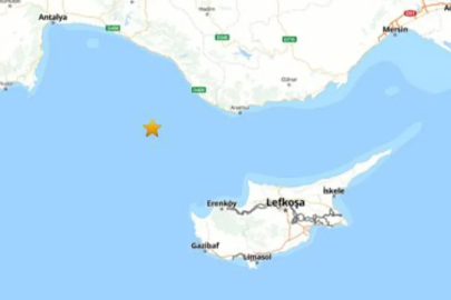 Akdeniz'de ürküten deprem!