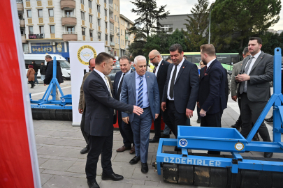 Bursa Büyükşehir Belediyesi'nden üreticiye ekipman desteği