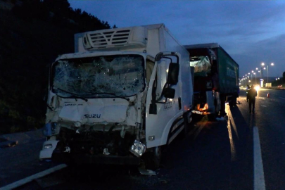 Kuzey Marmara Otoyolu'ndaki zincirleme kaza: 2 yaralı