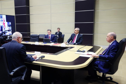 Cumhurbaşkanı Erdoğan, Çevrimiçi Liderler Toplantısı'na katıldı