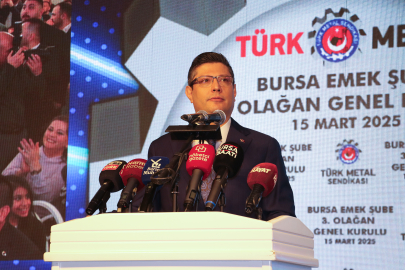 Türk Metal Sendikası Başkanı Altundağ, Bursa'da konuştu