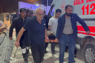 Adıyaman'da yüksekten düşen işçi yaralandı