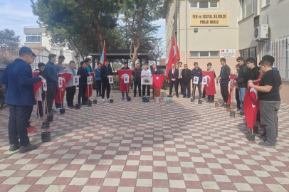 Çanakkale Zaferi ve Şehitler haftasında Bursa'da gül fidanları toprakla buluştu