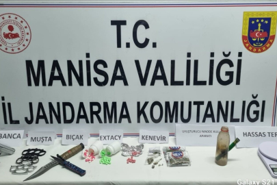 Manisa Soma'da uyuşturucu operasyonu