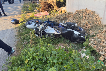 Antalya'da motosiklet yayaya çarptı: 1 ölü