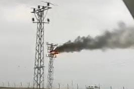 Diyarbakır'da elektrik panosu yandı