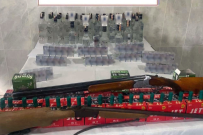 Muğla Yatağan’da kaçak alkol ve sigara operasyonu