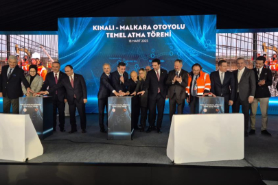 Tekirdağ'da Kınalı-Malkara Otoyolu'nun temeli atıldı