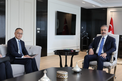 Bakan Fidan, Çin Halk Cumhuriyeti'nden heyeti kabul etti