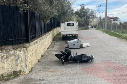 Antalya'da duvara çarpan motosikletin sürücüsü yaralandı