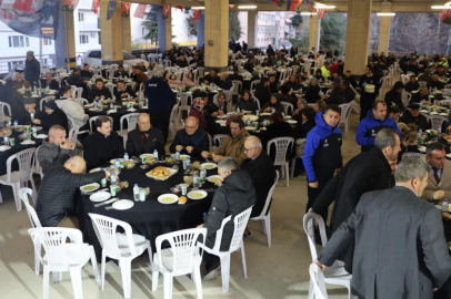 Bursa Orhaneli iftar sofrasında bir araya geldi
