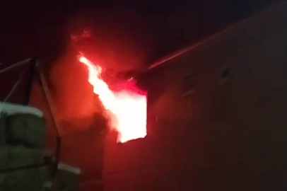 Erzurum'da elektrikli battaniyeden çıkan yangın korkuttu