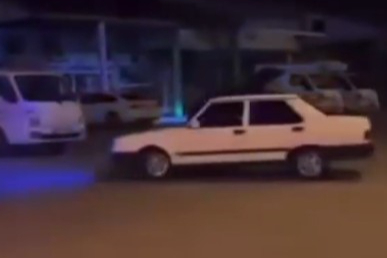 Isparta'da drift yapan sürücüyü sosyal medya ele verdi