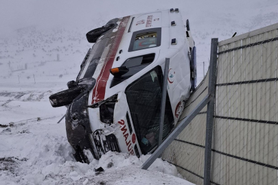 Kahramanmaraş'ta ambulans kazası