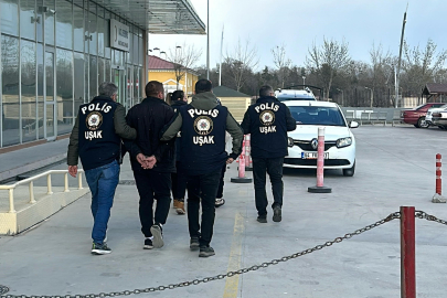 Uşak'ta kesinleşmiş hapis cezası bulunan 4 kişi yakalandı