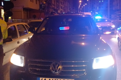 Çakarlı aracın sürücüsüne ve sahibine ceza yağdı