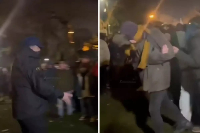 Komisere "Teke tek" teklifinde bulunan eylemci, hiç beklemediği bir karşılık aldı