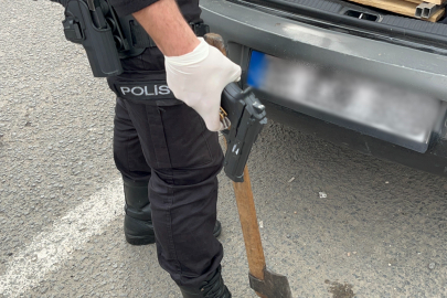 Tekirdağ'da trafikte silah teşhiri ihbarına polisten anında müdahale