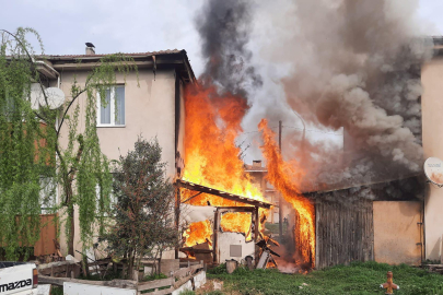 Bursa'da kömürlükte çıkan yangın söndürüldü