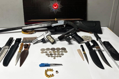 Malatya'da yakalanan cinayet zanlısının ikametinden cephanelik çıktı