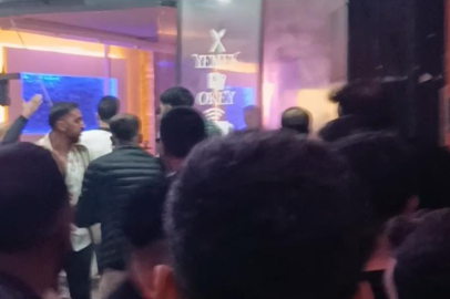 İki grup arasında kavga: Bir işletmenin camları kırıldı!