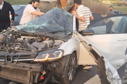 TEM Otoyolu’nda feci kaza: 2 yaralı