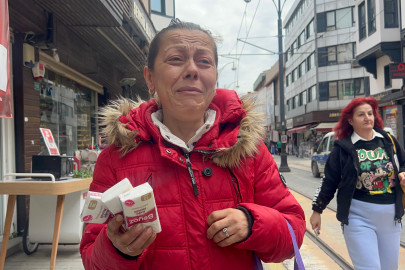 Bursa'da işkenceye uğrayan Fatma mendil satarak geçiniyor