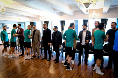 Bursaspor’da bayramlaşma gerçekleşti