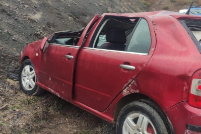 Gümüşhane'de uçuruma yuvarlanan araçtaki yaşlı kadın öldü