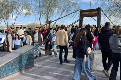 Bayram tatili nedeniyle Kapadokya'da yerli turist yoğunluğu