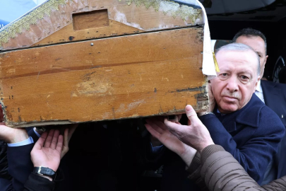 Cumhurbaşkanı Erdoğan, Burhan Abiş'in cenaze törenine katıldı