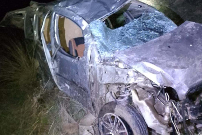 Kontrolden çıkan araç uçuruma yuvarlandı: 1 ölü, 3 yaralı