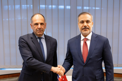 Bakan Fidan, Yunan mevkidaşı Gerapetritis ile bir araya geldi