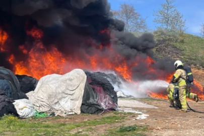 Balıkesir Erdek'te balıkçıların ağları alev aldı