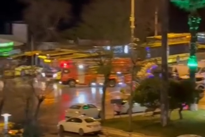 BUDO'da panik anları: Gemiden dumanlar yükseldi