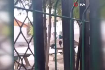 Ankara'da yeğenini okuldan almak isteyen alkollü dayı olay çıkarttı