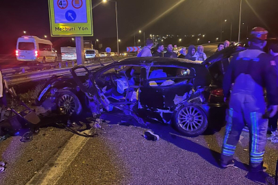 Bursa'da otobanda korkunç kaza! Ölü ve yaralılar var...