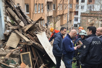 Tekirdağ'da 2 katlı bina çöktü