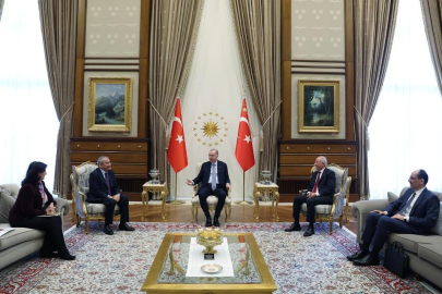 Erdoğan ile DEM Parti heyeti arasındaki görüşme başladı