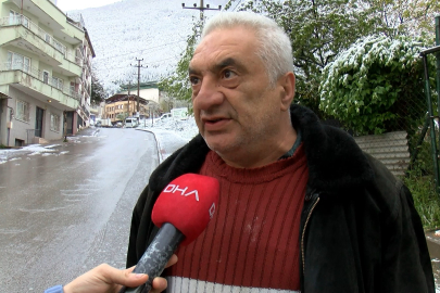 Bursa’da nisan karı vatandaşı şaşırttı: 50 senedir böyle bir şey hatırlamıyorum