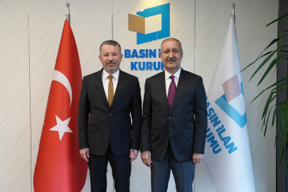 Rektör Kırışık'tan Basın İlan Kurumu Genel Müdürü Erkılınç'a ziyaret