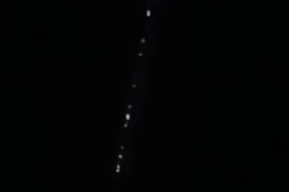 Starlink uyduları Hakkari Yüksekova’da görüntülendi