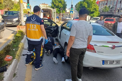 Aydın'da motosiklet ile otomobil çarpıştı: 1 yaralı