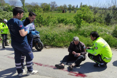 Bursa'da korkunç kaza: Motosiklet kamyonete çarptı!