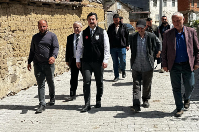 Bursa Yenişehir Belediye Başkanı Özel, Burcun’da sıkıntıları çözüyor