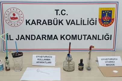 Karabük'te jandarmadan uyuşturucu operasyonu